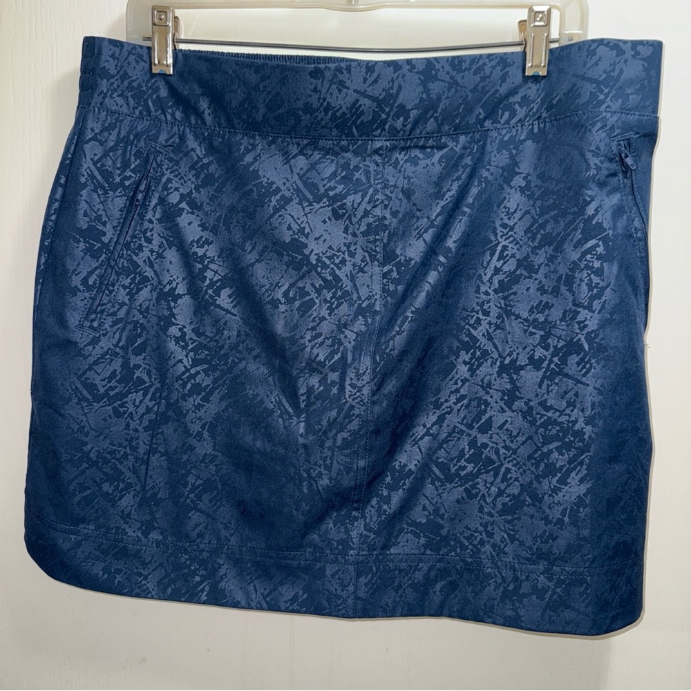 Orvis Blue Textured Women's Skort